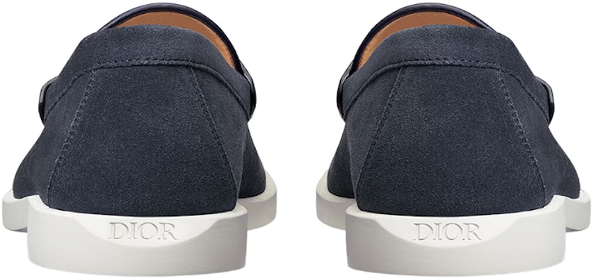 Dior Granville Loafer Navy Blue Suede - Image 6