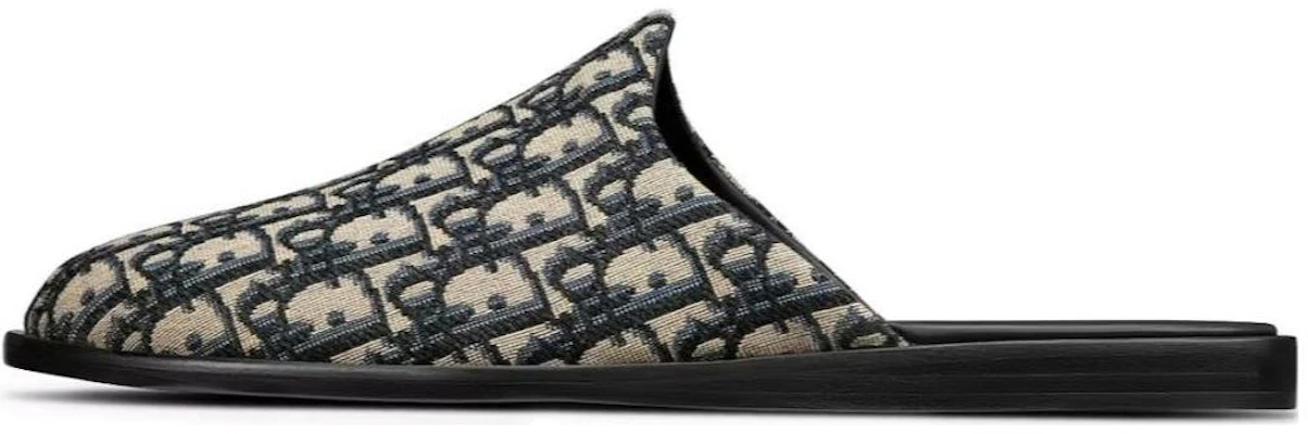 Dior Indior Mule 'Dior Oblique - Beige Black'