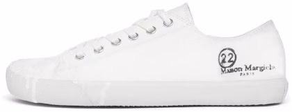 Maison Margiela Tabi Canvas Low 'White Spill'