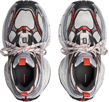 Balenciaga 10XL Sneaker 'Worn-Out - Grey White Red' - Image 5