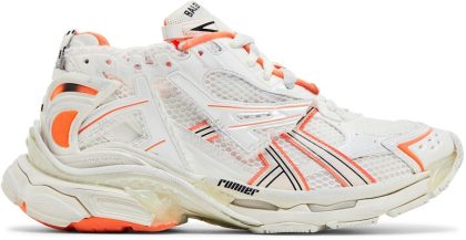Balenciaga Runner Sneaker 'Eggshell Neon Orange'