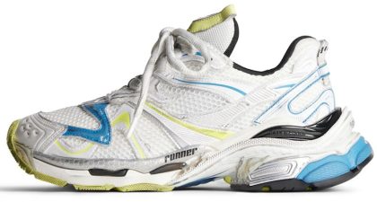 Balenciaga Runner Sneaker 'Worn-Out - White Yellow Blue'