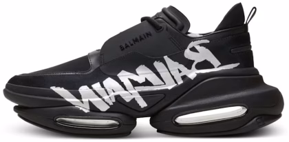 Balmain B-Bold Low 'Noir Argent'