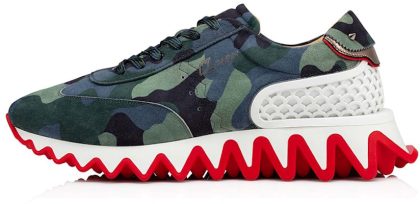 Christian Louboutin Loubishark Flat 'Blue Green Camo'