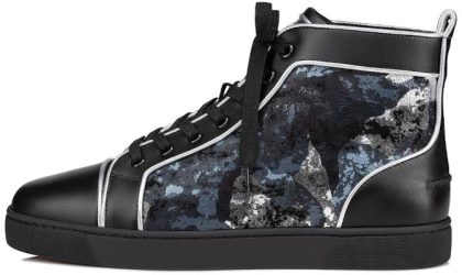 Christian Louboutin Louis Flat High 'Space Effect - Black'