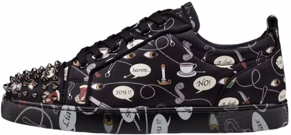 Christian Louboutin Louis Junior Spikes Orlato Flat 'Game of Clue'