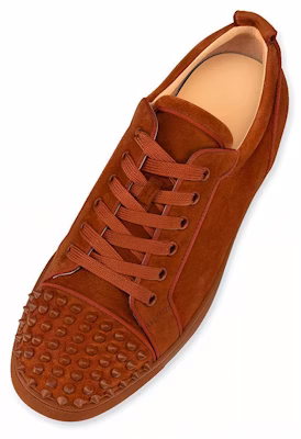 Christian Louboutin Louis Junior Spikes Orlato Flat 'Orange' - Image 3