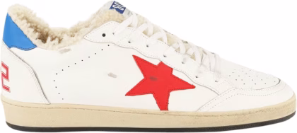 Golden Goose Ball Star 'White Red Blue'