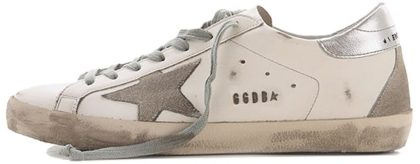 Golden Goose Super-Star White Silver