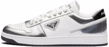 Prada Downtown Leather 'Silver White'