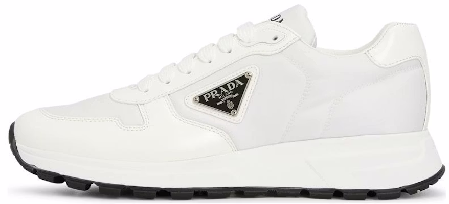 Prada PRAX 01 Sneakers Re-Nylon Brushed Leather Black 'White'