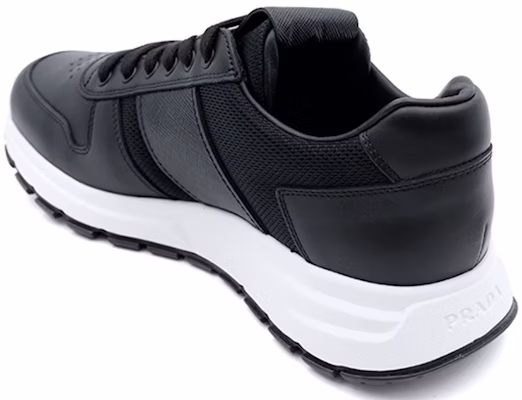 Prada Prax 1 Leather Low Top Black - Image 3