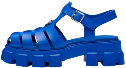 Prada Rubber Sandal 'Sapphire Blue'