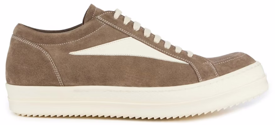 Rick Owens EDFU Suede Leather Vintage Low 'Dust Milk'