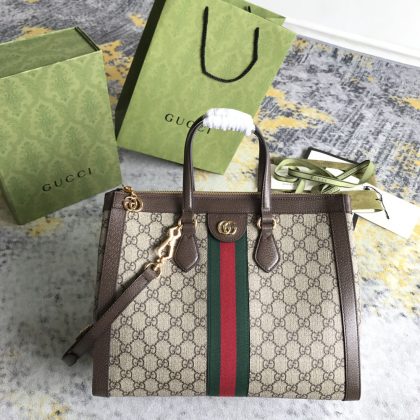 Gucci Ophidia GG Medium Top Handle Bag