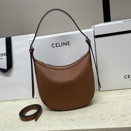 HELOISE TRIOMPHE soft calfskin leather handbag