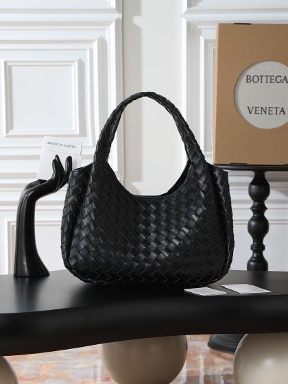 Bottega Veneta Small Campana Intrecciato leather shoulder bag