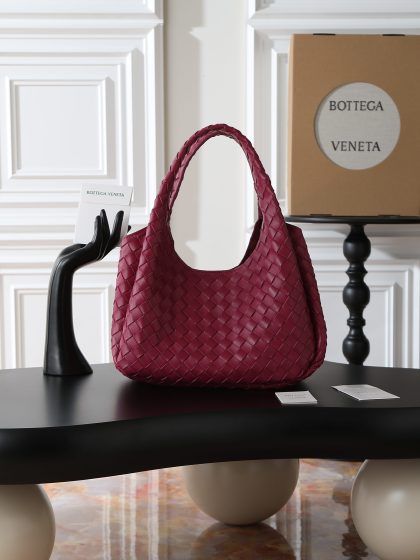 Bottega Veneta Small Campana Intrecciato leather shoulder bag