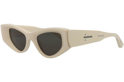 Balenciaga Cat Eye Sunglasses Beige/Grey
