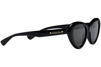 Gucci Cat-Eye Frame Sunglasses Black/Solid Grey