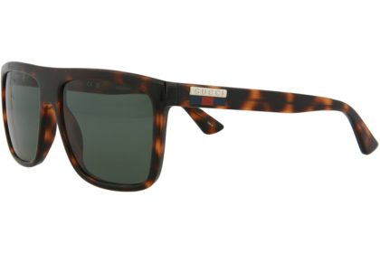 Gucci Square Sunglasses Havana/Havana/Green