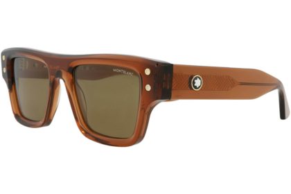 Montblanc Square-Frame Recycled Acetate Sunglasses Sunglasses