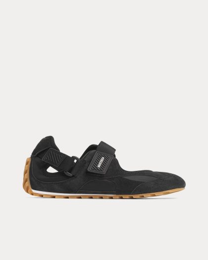 Bottega Veneta - Orbit Flash Mary-Jane Black Slip On Sneakers