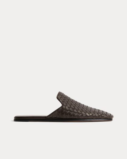 Bottega Veneta - Palazzo Espresso Open-Back Slippers