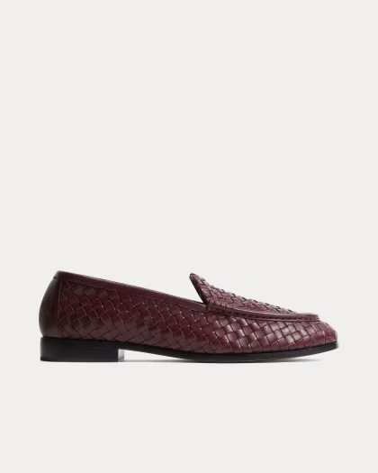 Bottega Veneta - Silenzio Deep Mahogany Loafers