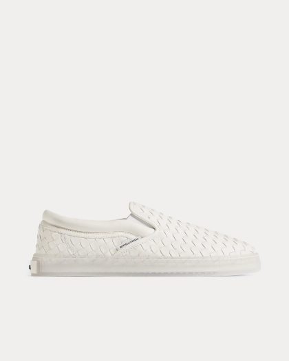 Bottega Veneta - Serena Alabaster Slip On Sneakers