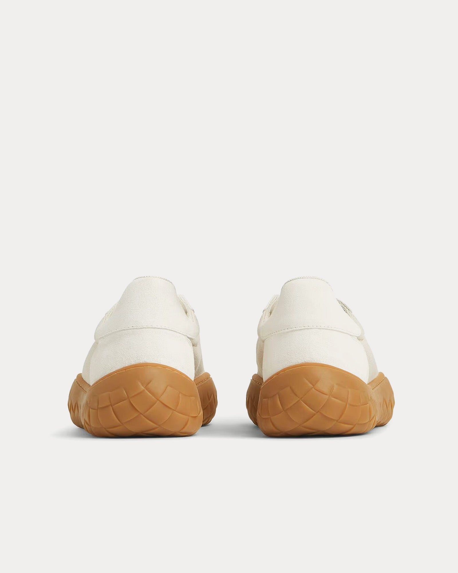 Bottega Veneta - Apollo White / Rubber Band Low Top Sneakers - Image 3