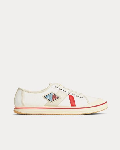 Bottega Veneta - Eliot White / Sea Salt Low Top Sneakers