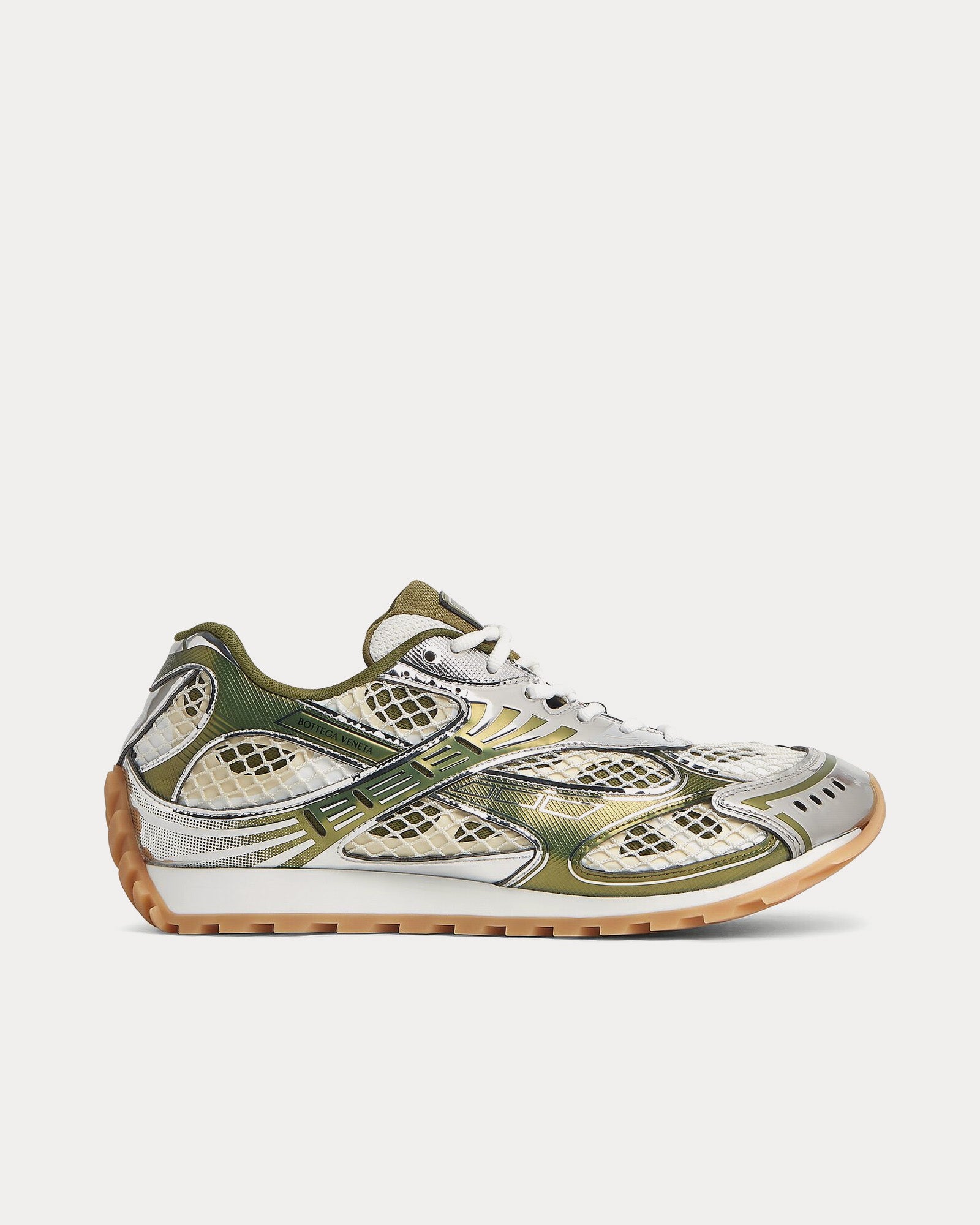 Bottega Veneta - Orbit Mud / White Low Top Sneakers