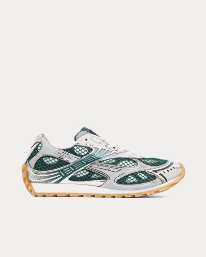 Bottega Veneta - Orbit Billiard / Silver Low Top Sneakers