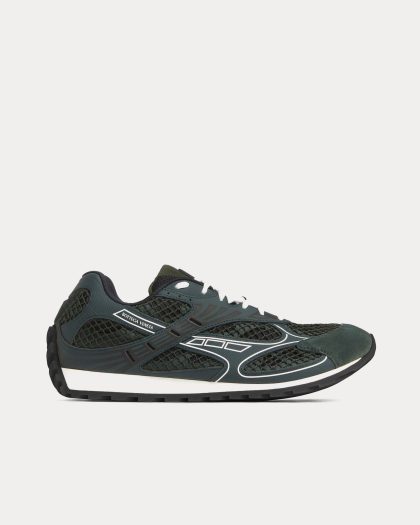 Bottega Veneta - Orbit Dark Green Low Top Sneakers