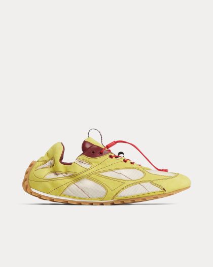Bottega Veneta - Orbit Flash Limone / Dark Apple Candy / Tufo Low Top Sneakers