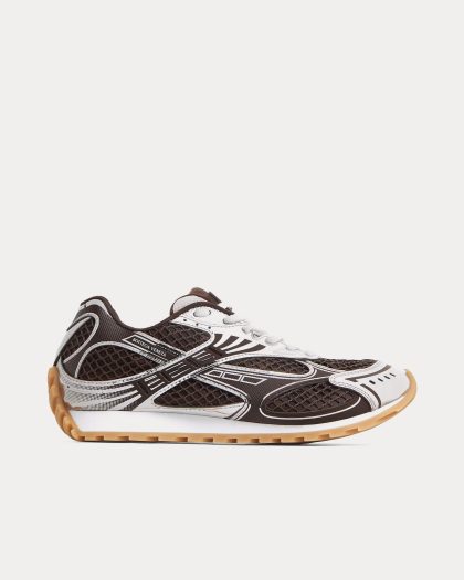 Bottega Veneta - Orbit Fondant / Silver Low Top Sneakers