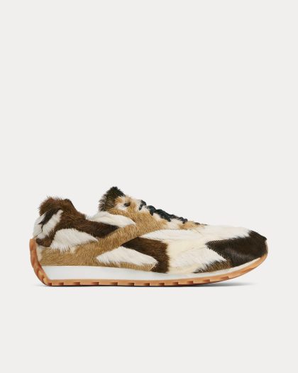 Bottega Veneta - Orbit Natural Goat Hair Low Top Sneakers
