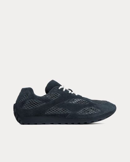 Bottega Veneta - Orbit Suede & Mesh Shadow Low Top Sneakers