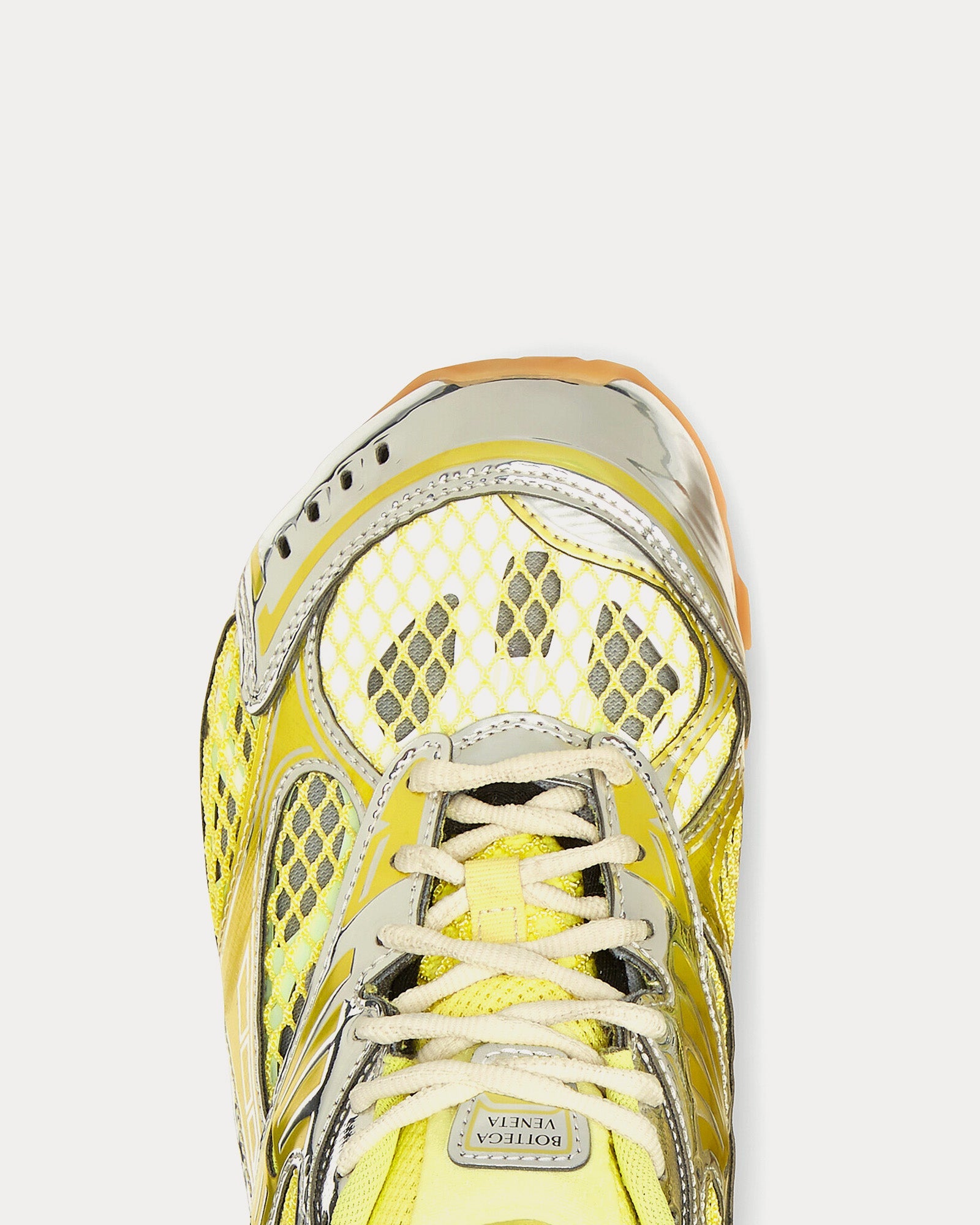Bottega Veneta - Orbit Sherbert / Silver Low Top Sneakers - Image 5