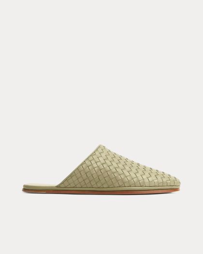 Bottega Veneta - Sunday Slipper Travertine/ Sea Salt Slides