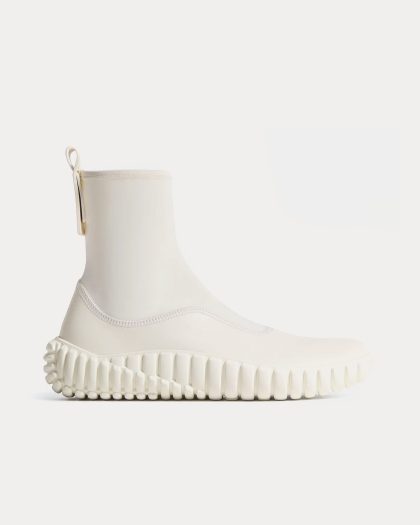 Bottega Veneta - Tide Alabaster High Top Sneakers