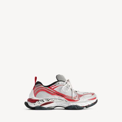 Triple S.2 Sneaker in Grey/red/white