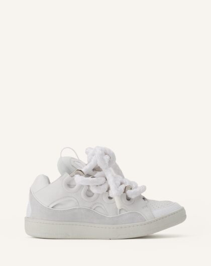 CURB SNAKE SNEAKERS IN LEATHER