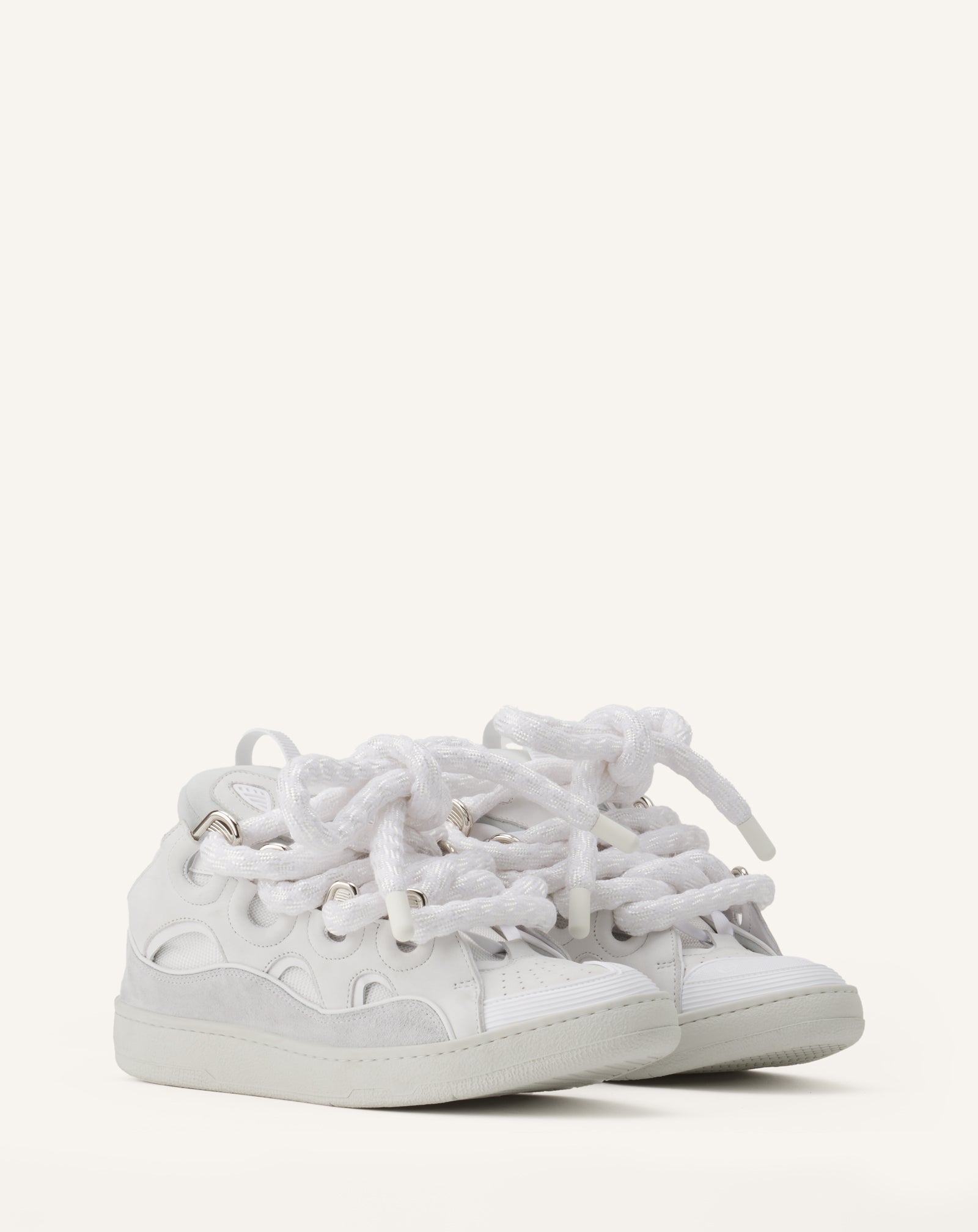CURB SNAKE SNEAKERS IN LEATHER - Image 2