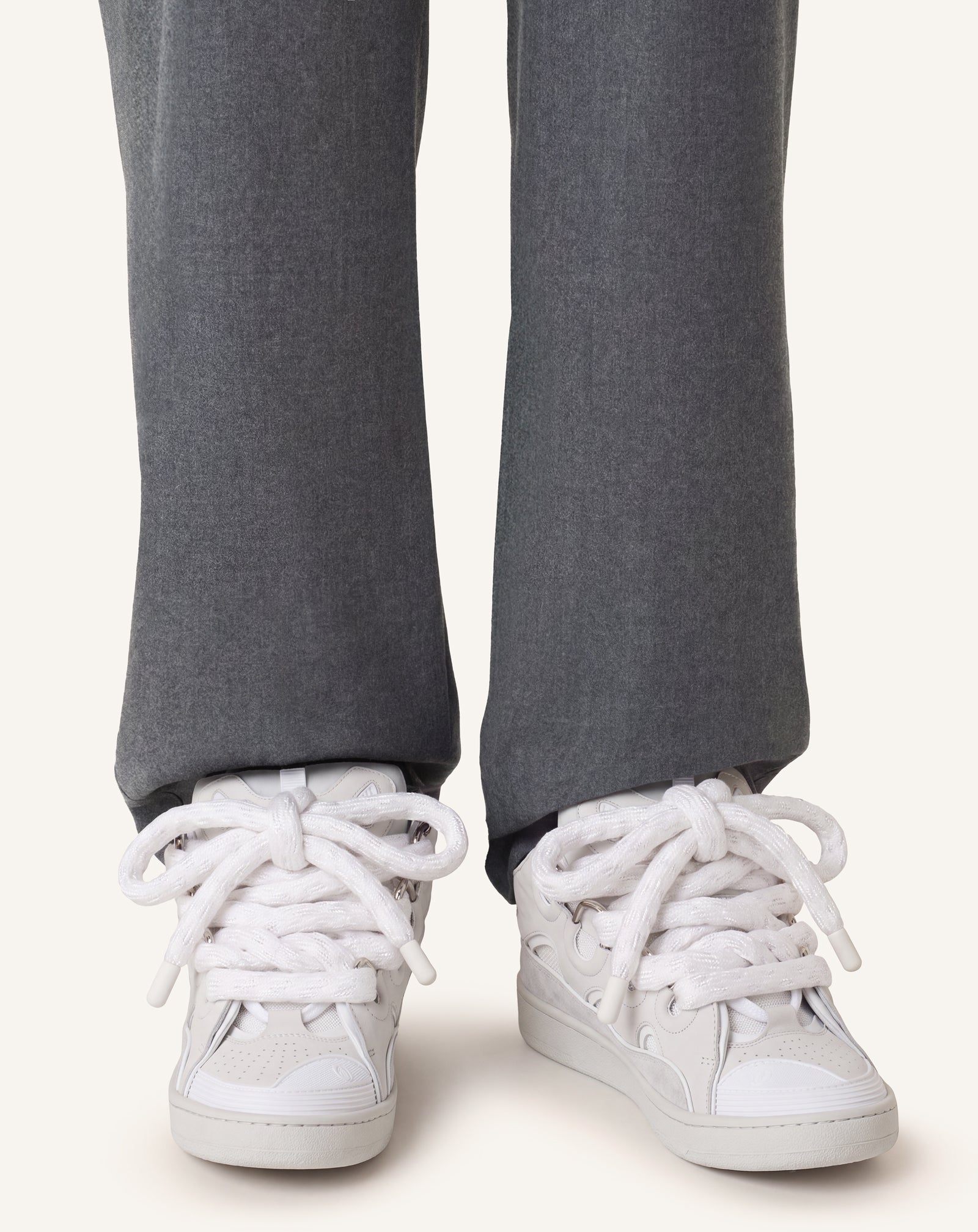 CURB SNAKE SNEAKERS IN LEATHER - Image 7