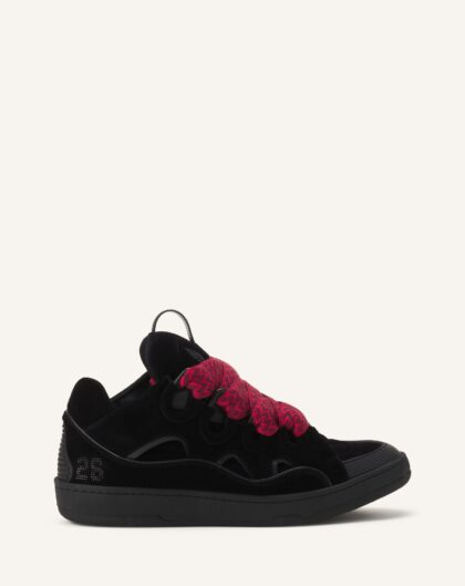 CURB SNEAKERS IN VELVET